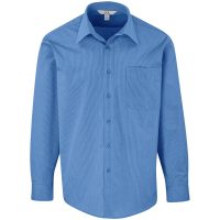 Mens Long Sleeve Micro Check Shirt