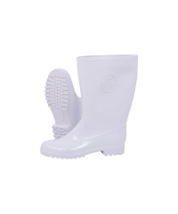 Women's White/White Calf Length Gumboot