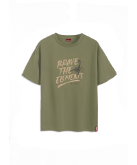 Salty Printed T-Shirt Brave The Elements