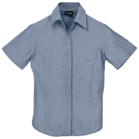 Oxford Blouse Short Sleeve Ladies