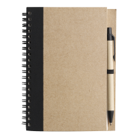304583-black.png Recycled Spiral Notebook and Pen
