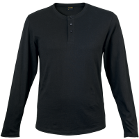 145g Henley Long Sleeve T-Shirt Mens
