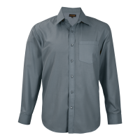 306806-Grey.png Easy Care Lounge Shirt Long Sleeve Mens