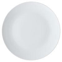 White Basics Coupe Plate