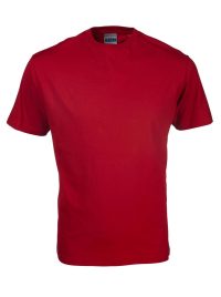 CMT-CCK-165-RED 165G Crew Neck T-Shirt - Cerise Red