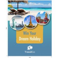 Ovation Sublimated Gazebo 1.5m X 1.5m - Full-Wall  (Excludes Hardware)