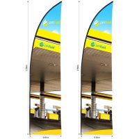 default_1024X1024 Legend 2m Sublimated Arcfin Flying Banner Skin - Set Of 2 (Excludes Hardware)
