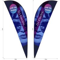 default_1024X1024 Legend 3m Sublimated Sharkfin Double-Sided Flying Banner Skin (Excludes Hardware)