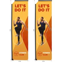default_1024X1024 Legend 3m Sublimated Telescopic Flying Banner Skin - Set Of 2 (Excludes Hardware)