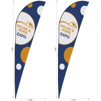 default_1024X1024 Legend 4m Sublimated Sharkfin Flying Banner Skin - Set Of 2 (Excludes Hardware)