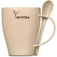 default_1024X1024 Okiyo Kawai Wheat Straw Mug & Spoon - 350ml