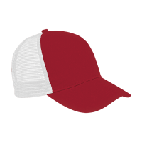 303235-redwhite.png 5 Panel Trucker Cap