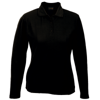 175g Pique Knit Long Sleeve Golfer Ladies