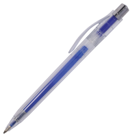 304681-blue.png Translucent Ballpoint Pen with Coloured Refill