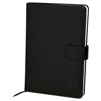 311346-black.png A5 Notebook With Magnetic Clip Cover