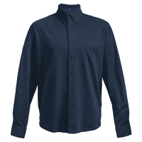 311769-navy.png Knitted Pique Lounge Long Sleeve Mens