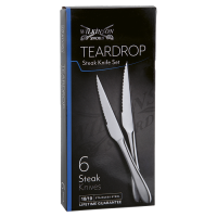 312295-silver.png Teardrop 6 Piece Steak Knife Set