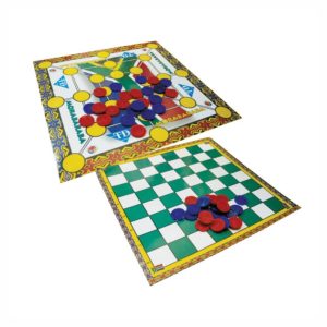 Morabaraba (Laminated board + coins set)
