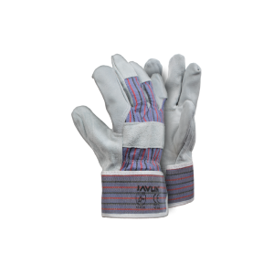 Standard Chrome Leather Candy Stripe Gloves