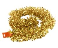Metallic Gold Tinsel Garland