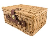 2-Person Rattan Picnic Basket [Small]