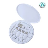 image_1024 TAVIRA - @memorii Recycled Multi-Cable Set - White