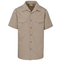 CW-UT-205-A-KH_1024X1024.jpg Mens Short Sleeve Mawenzi Twill Shirt