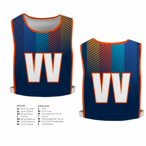 Sublimated Traditional Bibs (Set Of 7)