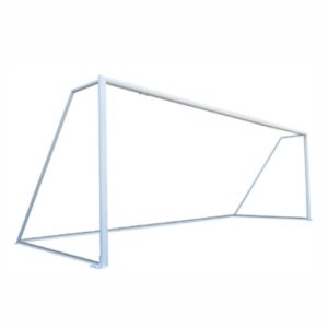 Official posts with back support & ground fastening pins - Portable 7.4m x 2.45m