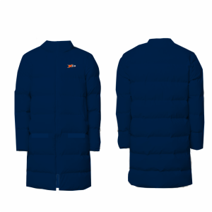 Sublimated Puffer Jacket Ma Extra Long Hidden Hood