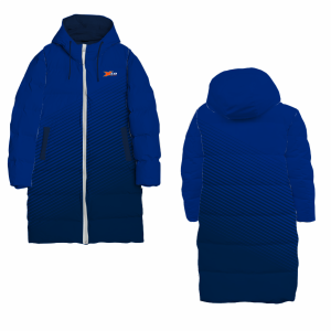 Sublimated Puffer Jacket Ma Extra Long Fixed Hood